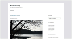 Desktop Screenshot of blog.kornecke.de
