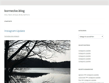 Tablet Screenshot of blog.kornecke.de